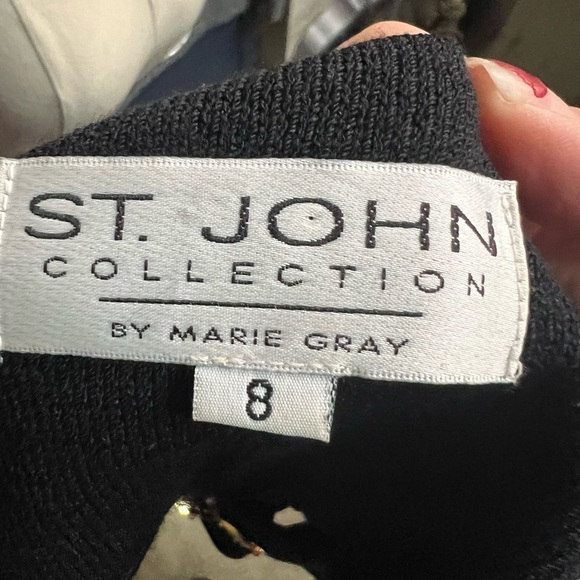 St. John knit sweater size 8 - Picture 4 of 5